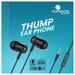 Kratos KR E02 Thump Ear Wired Earphone with Mic, 3.5 mm jack, Dynamic stereo, powerful bass with 6 months warranty, Black-3 Kratos KR E02 Thump Ear Wired Earphone with Mic, 3.5 mm jack, Dynamic stereo, powerful bass with 6 months warranty, Black-3