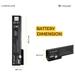 Lapcare 6-Cell 4000 mAh 10.8V Laptop Battery Designed for HP EliteBook 8460P (LHOBT6C4378)-6