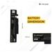 Lapcare LVOBT6C3432 6-Cell 4000mAh Laptop Battery, Black-3