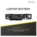 Lapcare LVOBT6C1644 6-Cell 4000mAh Laptop Battery , Black-5