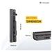 Lapcare LVOBT6C1642 6-Cell 4000mAh Laptop Battery, Black-6