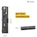 Lapcare LTOBT6C1631 6-Cell 4000mAh Laptop Battery, Black-4