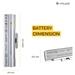 Lapcare LSOBTSI2313 6-Cell 4000mAh Laptop Battery, Silver-3