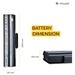 Lapcare LSOBTBP2162 6-Cell 4000mAh Laptop Battery, Black-4