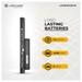 Lapcare LSOBT6C3540 6-Cell 4000mAh Laptop Battery, Black-2