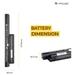 Lapcare LSOBT6C3540 6-Cell 4000mAh Laptop Battery, Black-3