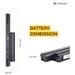 Lapcare LSOBT6C2423 6-Cell 4000mAh Laptop Battery, Black-4