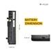 Lapcare LROBTAS3544 6-Cell 4000mAh Laptop Battery, Black-4