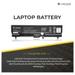 Lapcare LIOBT6C2202 6-Cell 4000mAh Laptop Battery, Black-4