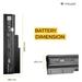 Lapcare LIOBT6C1638 6-Cell 4000mAh Laptop Battery, Black-4
