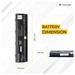 Lapcare LHOBTEN4709 6-Cell 4000mAh Laptop Battery, Black-3