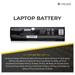 Lapcare LHOBTEN4617 6-Cell 4000mAh Laptop Battery, Black-5