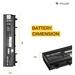 Lapcare LDOBTUD6119 6-Cell 4000mAh Laptop Battery, Black-4