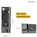 Lapcare LDOBTLA4481 6-Cell 4000mAh Laptop Battery, Black-4