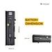 Lapcare LDOBTIN4603 6-Cell 4000mAh Laptop Battery, Black-3