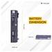 Lapcare LDOBT6C2156 4000mAh 6-Cell Laptop Battery, Black-3