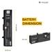Lapcare LDOBT6C2045 4000mAh 6-Cell Laptop Battery, Black-6