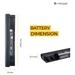 Lapcare LDOBT6C2043 4000mAh 6-Cell Laptop Battery, Black-3
