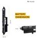 Lapcare LAOBTVO6115 3-Cell 2000mAh Laptop Battery, Black-4