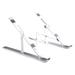 Lapcare LapGo LSE-044 Aluminium Laptop Stand with Pouch for Upto 39.62 cm (15.6 inch) Laptop, Silver-1