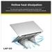 Lapcare LapGo LSE-044 Aluminium Laptop Stand with Pouch for Upto 39.62 cm (15.6 inch) Laptop, Silver-2