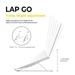 Lapcare LapGo LSE-044 Aluminium Laptop Stand with Pouch for Upto 39.62 cm (15.6 inch) Laptop, Silver-5