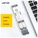 Lapcare LapGo LSE-044 Aluminium Laptop Stand with Pouch for Upto 39.62 cm (15.6 inch) Laptop, Silver-7