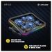 Lapcare Winner Pro LPC-112 RGB Laptop Cooling Pad with 6 Fans for Upto 48.26 cm (19 inch) Laptop, Black-5 Lapcare Winner Pro LPC-112 RGB Laptop Cooling Pad with 6 Fans for Upto 48.26 cm (19 inch) Laptop, Black-5