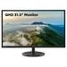 Lenovo D32Q-20 80.01 cm (31.5 inch) with IPS Panel Technology, Borderless, Refresh Rate 75Hz, Black Monitor-1