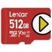 Lexar 512 GB Play Series microSDXC Memory Card-1 Lexar 512 GB Play Series microSDXC Memory Card-1