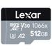 Lexar Professional 1066x 512 GB Silver Series microSDXC Memory Card-1 Lexar Professional 1066x 512 GB Silver Series microSDXC Memory Card-1