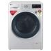 LG 8 Kg 5 Star Inverter Fully-Automatic Front Loading Washing Machine (FHT1408ANL, Silver, with Steam, 2 Years Warranty)-1