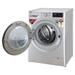 LG 8 Kg 5 Star Inverter Fully-Automatic Front Loading Washing Machine (FHT1408ANL, Silver, with Steam, 2 Years Warranty)-8