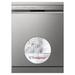 LG 14 Place Dishwasher, WiFi Enabled, True Steam, Quadwash, Inverter Direct Drive Technology, 4 washing arms, Silver (DFB532FP)-1 LG 14 Place Dishwasher, WiFi Enabled, True Steam, Quadwash, Inverter Direct Drive Technology, 4 washing arms, Silver (DFB532FP)-1