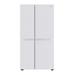 LG 650 L, Side by Side Refrigerator with Premium Glass Door, Smart Inverter Compressor in Linen White Finish, 3-Star-1