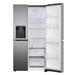 LG 630 L 3 Star Frost Free Side by Side Refrigerator, Shiny Steel, L257CPZ3-8