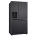 LG 630 L 3 Star Frost Free Side by Side Refrigerator, Matt Black, L257CMC3-2