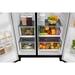 LG 630 L 3 Star Frost Free Side by Side Refrigerator, Matt Black, L257CMC3-11