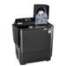 LG 11.5 kg Semi Automatic Top Load Washing Machine, Roller Jet Pulsator + Soak, Black, P115ASLAZ-4 LG 11.5 kg Semi Automatic Top Load Washing Machine, Roller Jet Pulsator + Soak, Black, P115ASLAZ-4