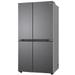 LG 650 L 3-Star Convertible Side-by-Side Refrigerator with Multi-Air Flow & Smart Diagnosis, Dazzle Steel, GL-B257JDS3-2