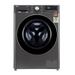LG Vivace Pro 12 Kg Fully Automatic Front Load Washing Machine, FHP1412Z9B, Black-1