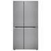 LG 650 Litre 3 Star Side By Side Refrigerator, Shiny Steel, GL-B257HPZ3-1