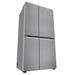 LG 650 Litre 3 Star Side By Side Refrigerator, Shiny Steel, GL-B257HPZ3-4