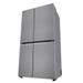 LG 650 Litre 3 Star Side By Side Refrigerator, Shiny Steel, GL-B257HPZ3-5