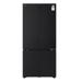 LG 610 L 3 Star Convertible French Door Refrigerator, Black Glass, GV-B25FFGMB-1