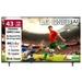 LG 109 cm (43 inches), QNED70 Smart TV with alpha 7 AI Processor 4K Gen9, Filmmaker Mode with Dolby Atmos 2026, Black, 43QNED70BLA-1 LG 109 cm (43 inches), QNED70 Smart TV with alpha 7 AI Processor 4K Gen9, Filmmaker Mode with Dolby Atmos 2026, Black, 43QNED70BLA-1