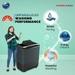 Lloyd 9 kg Semi Automatic, 5 Wash Program, Special Detergent Mix, Protective Rat Mesh, Grey, 5 Star (Elante XL GLWMS90HSGEX)-5 Lloyd 9 kg Semi Automatic, 5 Wash Program, Special Detergent Mix, Protective Rat Mesh, Grey, 5 Star (Elante XL GLWMS90HSGEX)-5