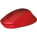Logitech M331 Silent Plus Wireless Optical Mouse, Red-5