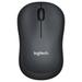 Logitech M221 Wireless Mouse, Silent Buttons, 2.4 GHz with USB Mini Receiver, 1000 DPI Optical Tracking, 18 Month Battery Life, Ambidextrous PC/Mac/Laptop - Charcoal Grey-1