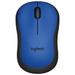 Logitech M221 Silent Wireless Optical Mouse, Blue-1
